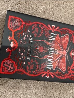 The Gravelwood Decorative Hardcover by Kelly Andrew - Black & Red